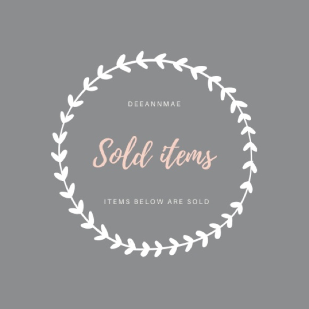 All item below this are sold